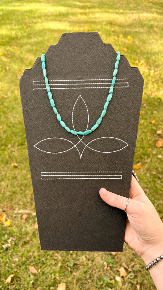 KINGMAN TURQUOISE NUGGET NECKLACE