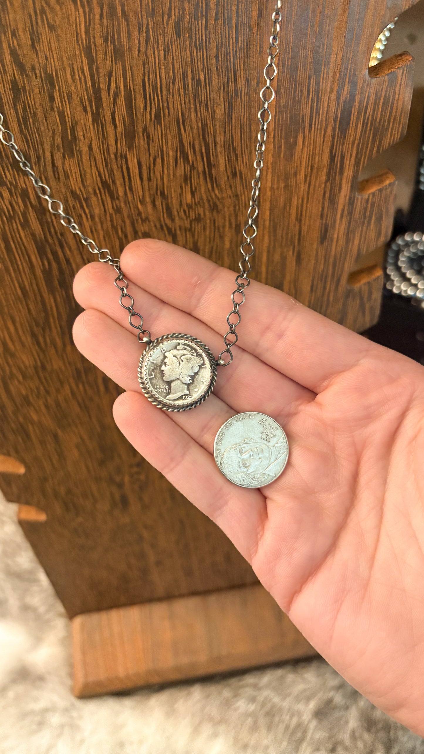 MERCURY DIME COIN NECKLACE