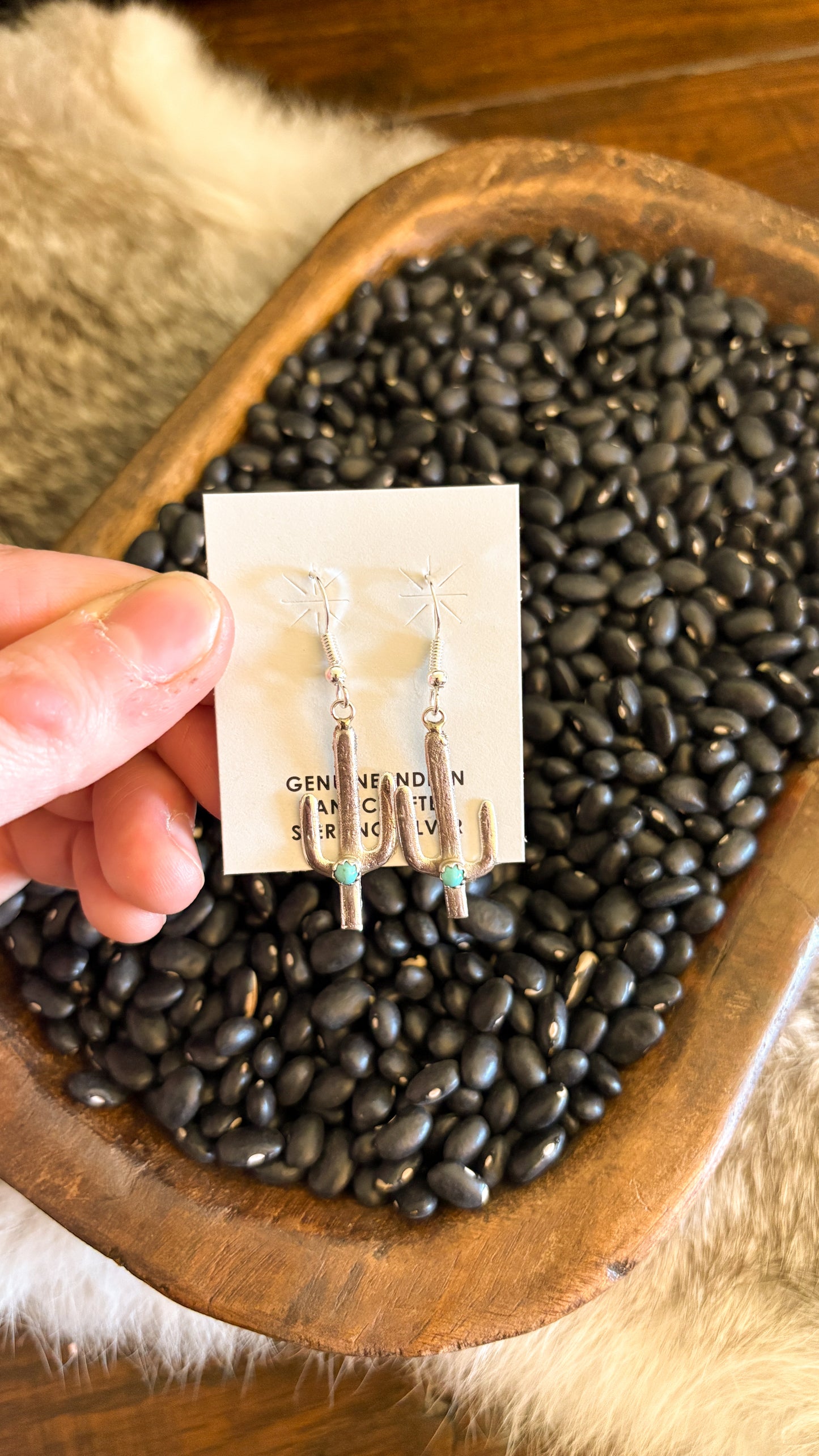 CACTUS DANGLE EARRINGS