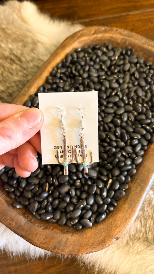 CACTUS DANGLE EARRINGS