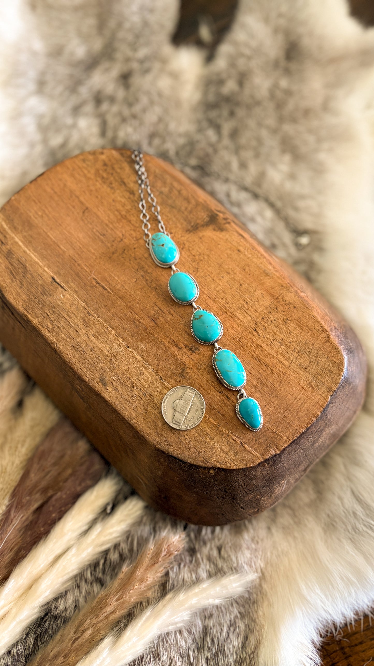 KINGMAN TURQUOISE LARIAT