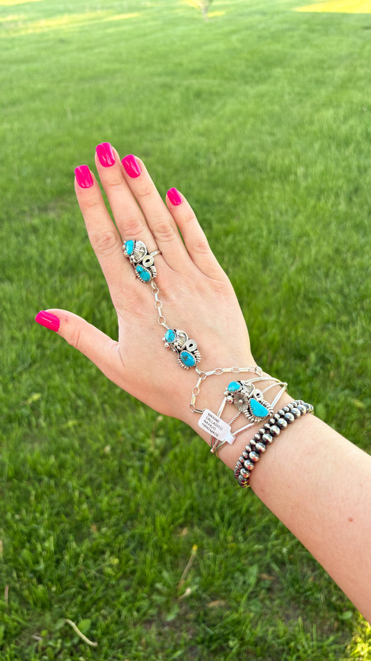 TURQUOISE SLAVE BRACELET BY MAXINE CALLADITO