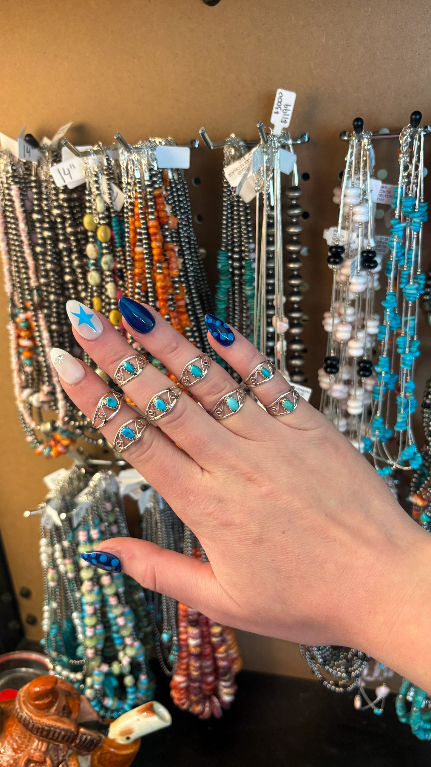 OVAL TURQUOISE RING BY JUDY LINCOLN