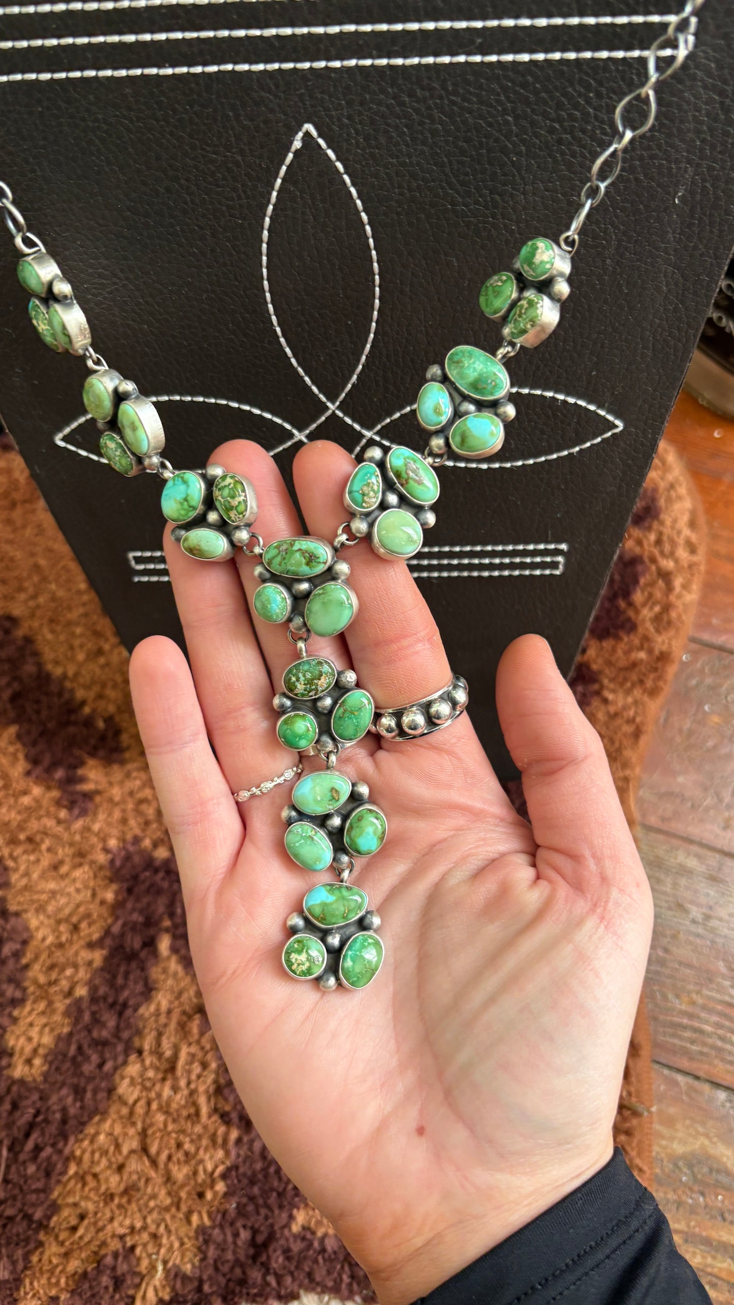 SONORAN GOLD CLUSTER LARIAT NECKLACE BY JAMESON GARCIA