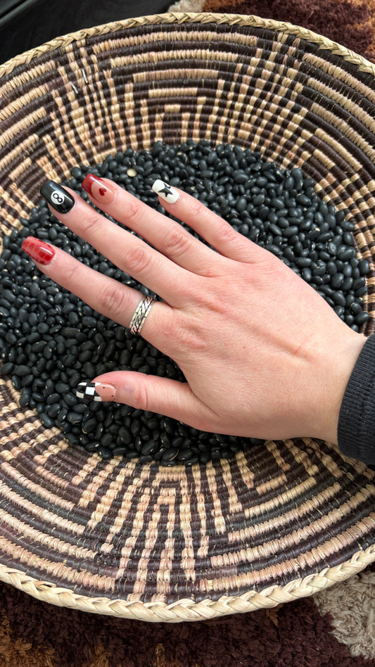 SILVER BRAIDED ROPE SPINNER RING