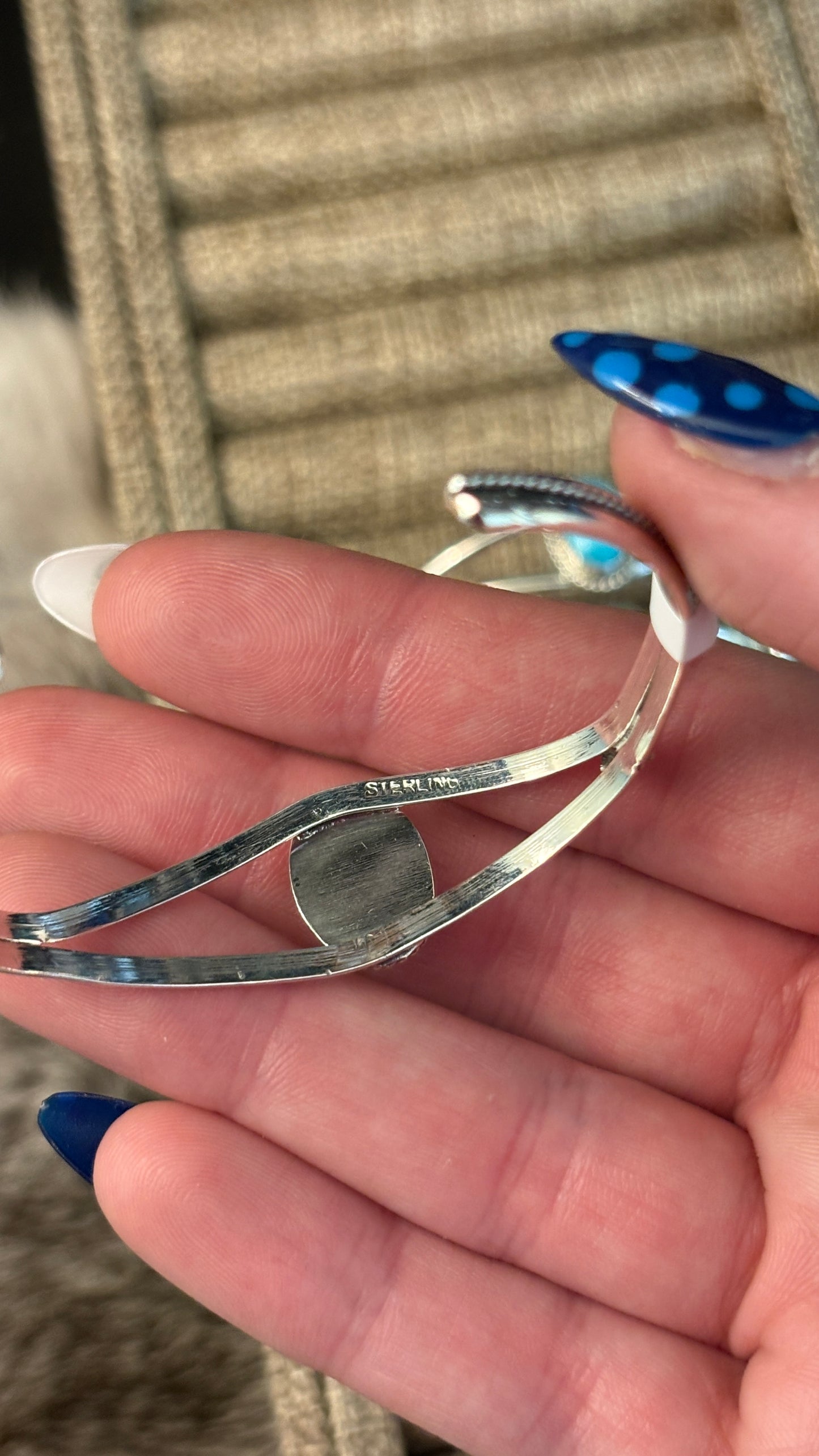 KINGMAN TURQUOISE CUFF BY JERRYSON HENIO
