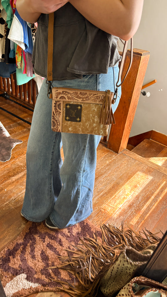 UPCYCLED LV CROSSBODY BAG - OPTION #1