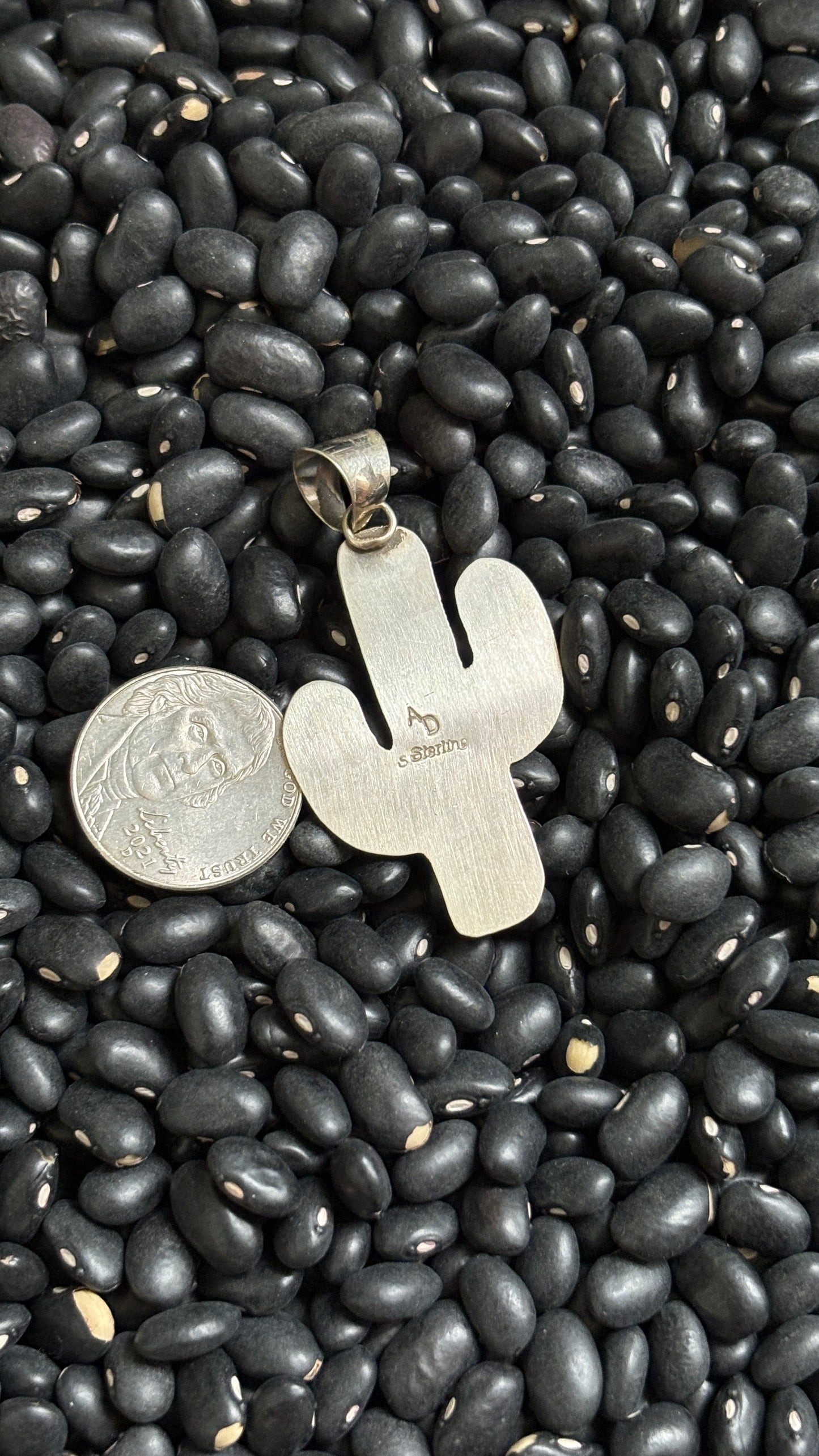 TURQUOISE CACTUS PENDANT