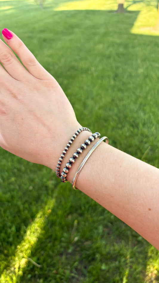 SIMPLER STERLING STACKER CUFF