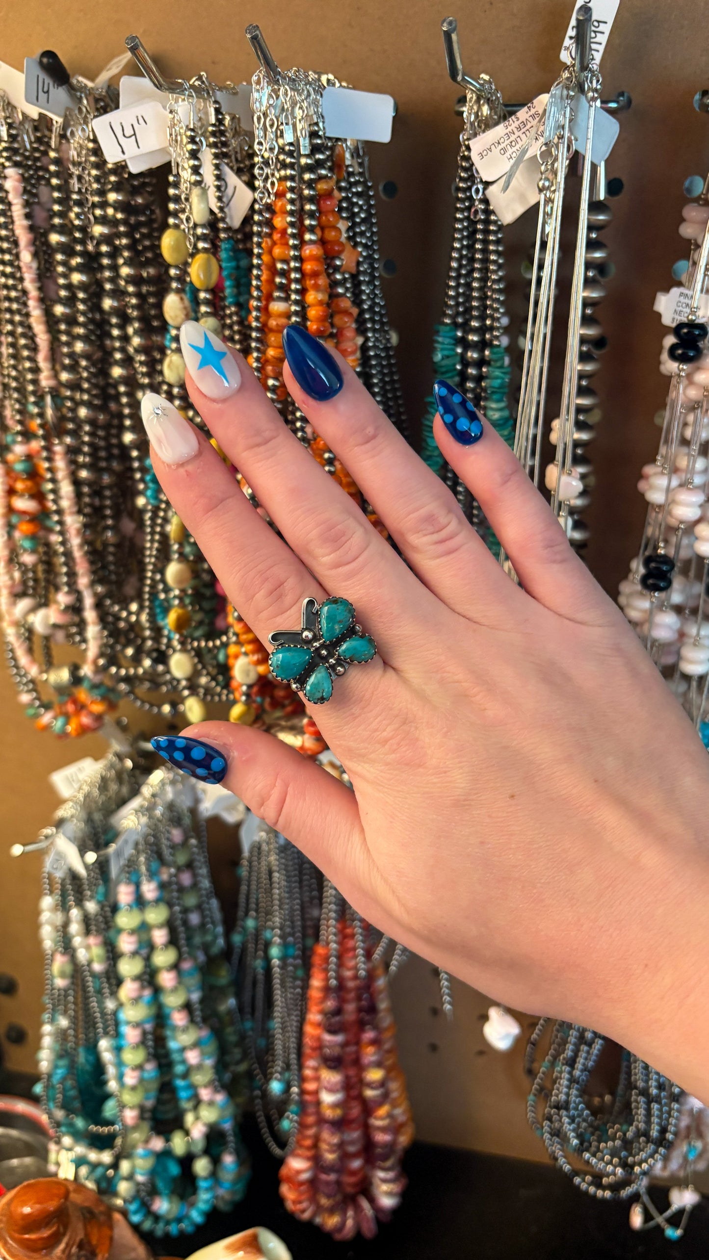 TURQUOISE BUTTERFLY RING