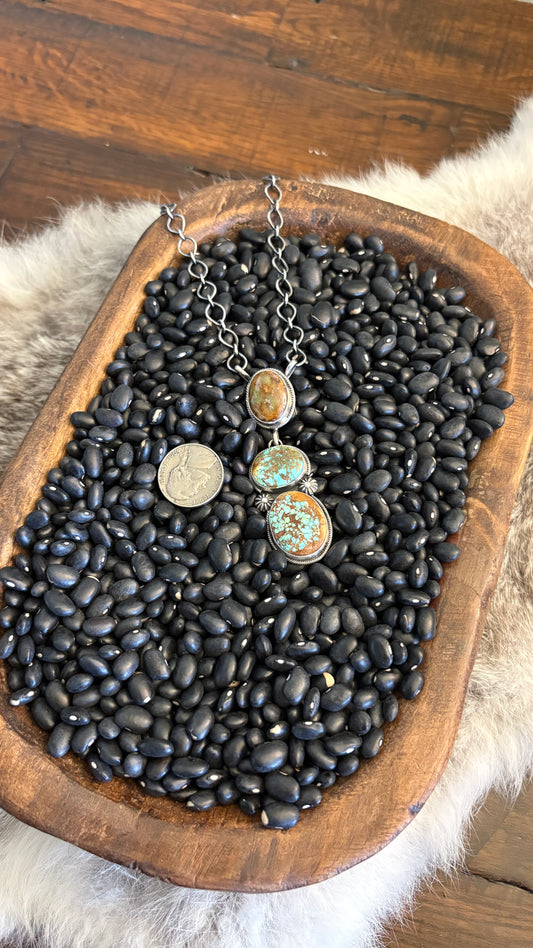 NUMBER 8 TURQUOISE LARIAT
