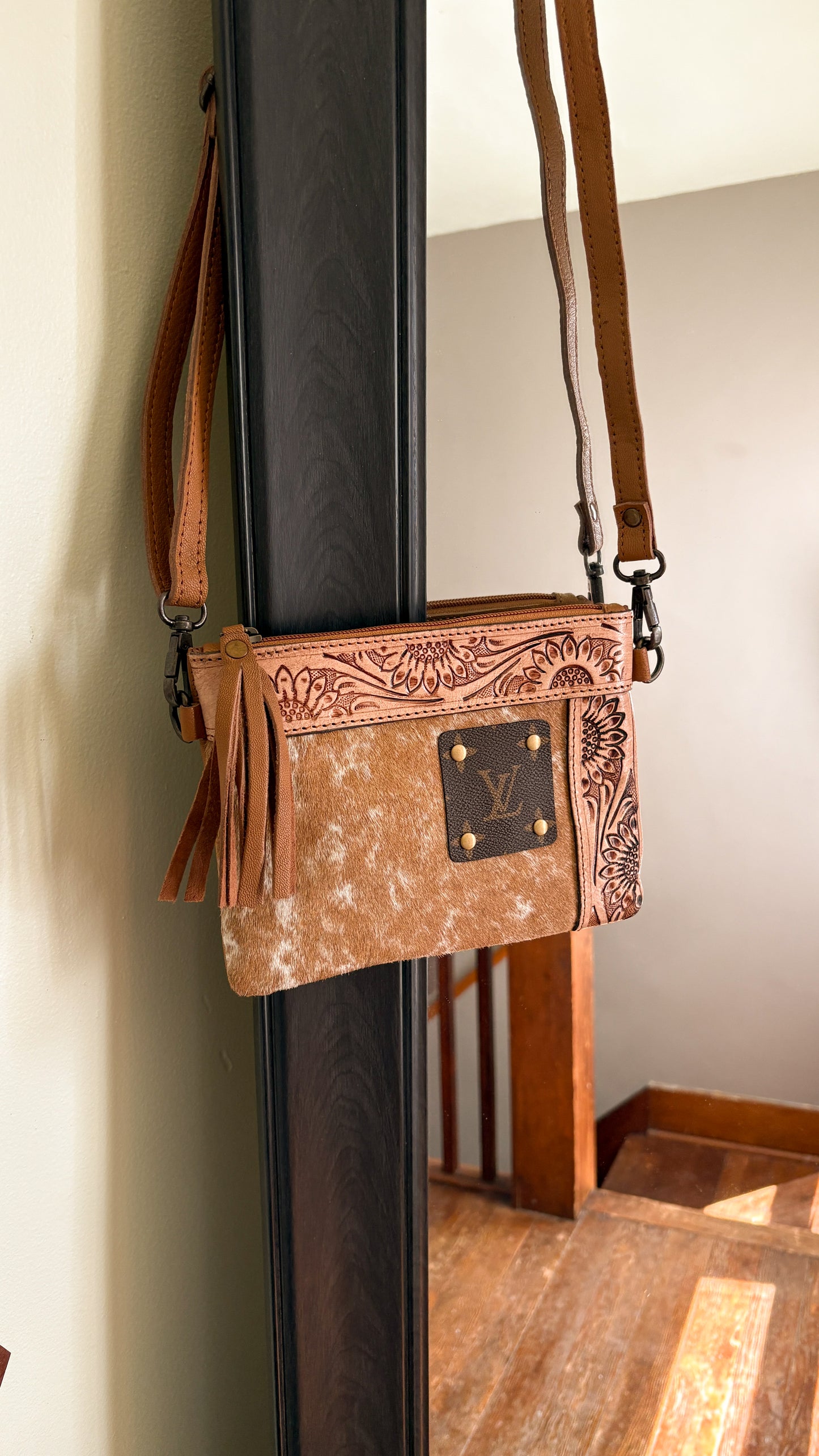UPCYCLED LV CROSSBODY BAG - OPTION #1