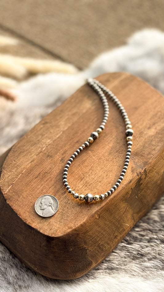 GRADUATED GOLDIE NECKLACE- READY TO SHIP