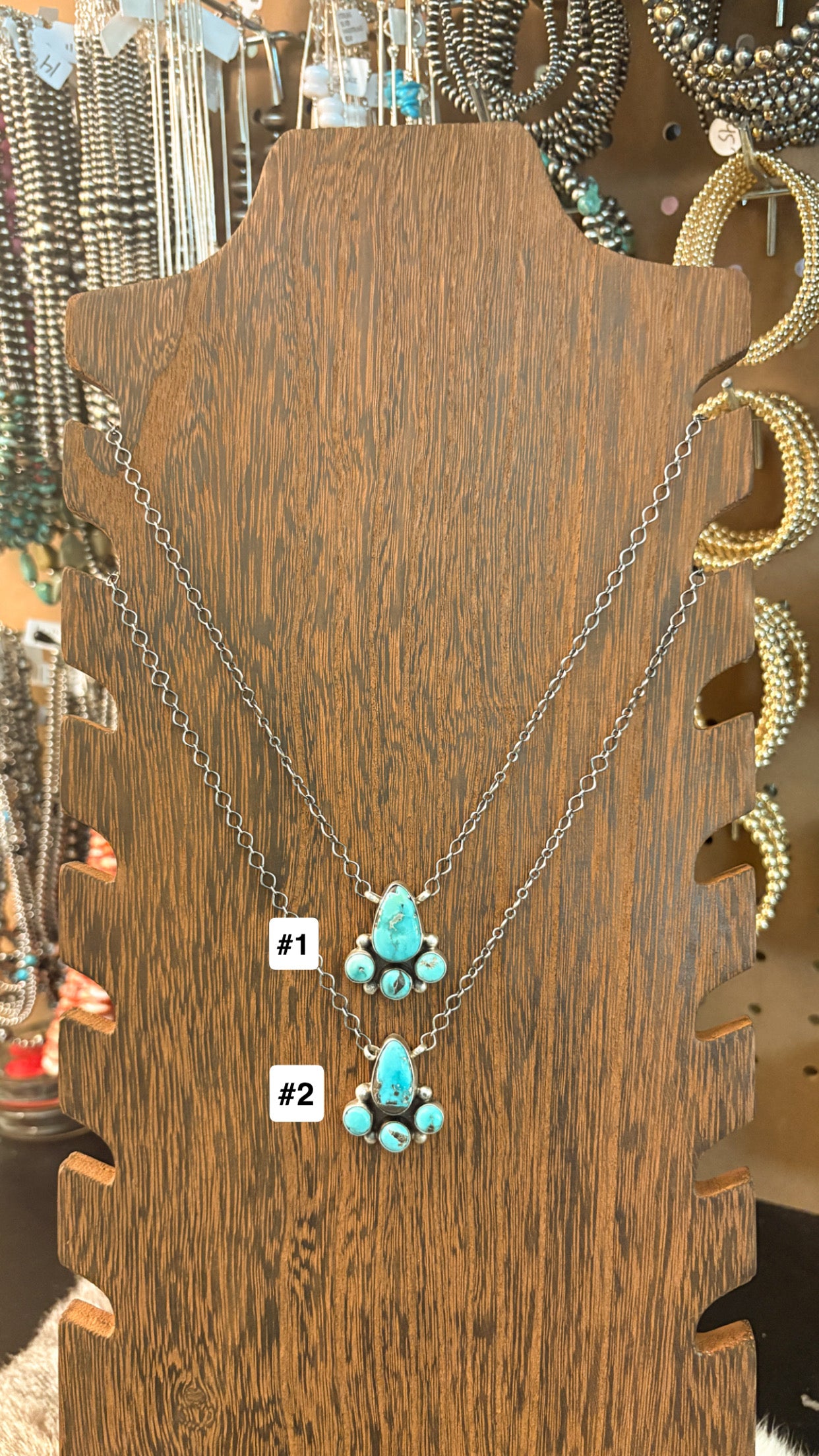 BLACK JACK TURQUOISE NECKLACE BY JAMESON GARCIA