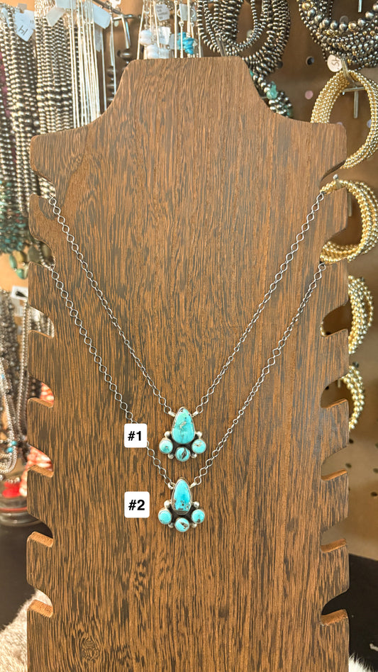 BLACK JACK TURQUOISE NECKLACE BY JAMESON GARCIA