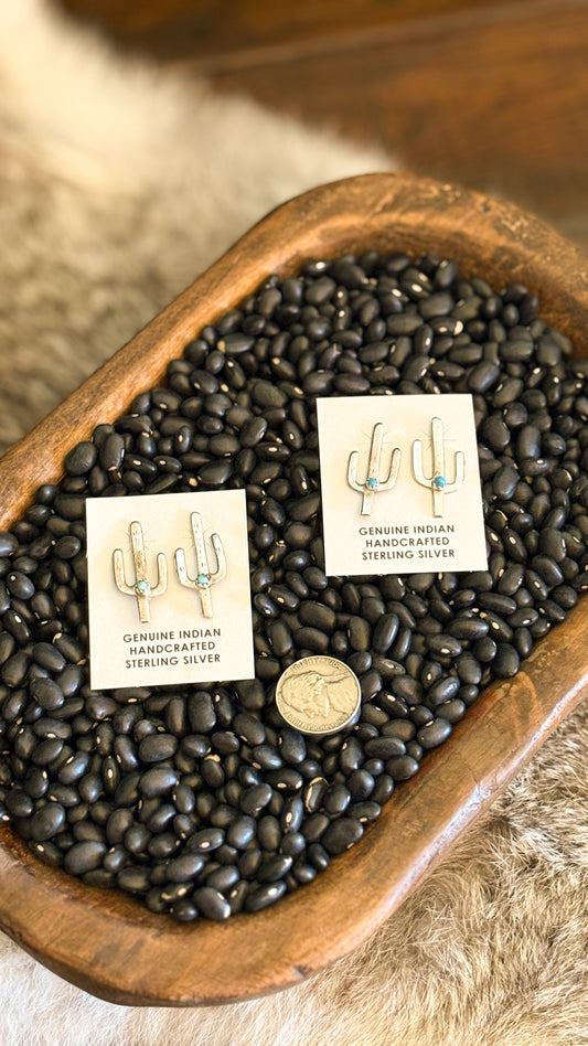 CACTUS POST EARRINGS