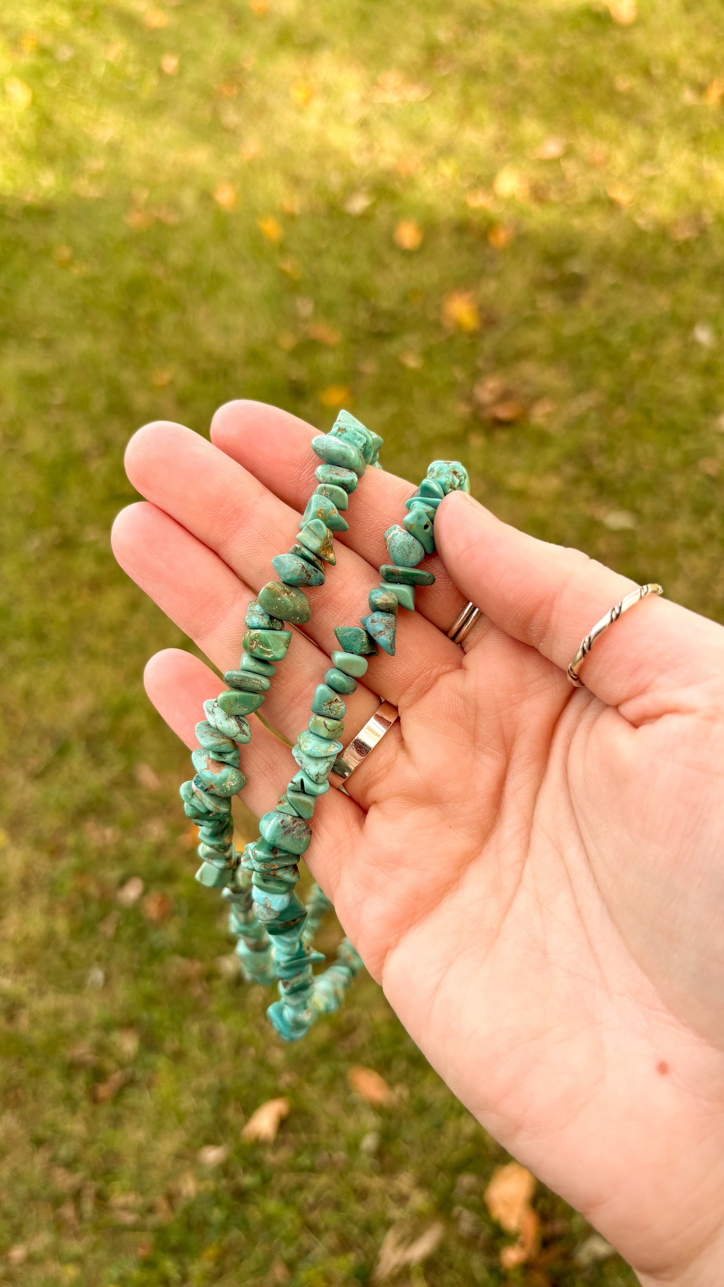 SONORAN TURQUOISE CHIP NECKLACE