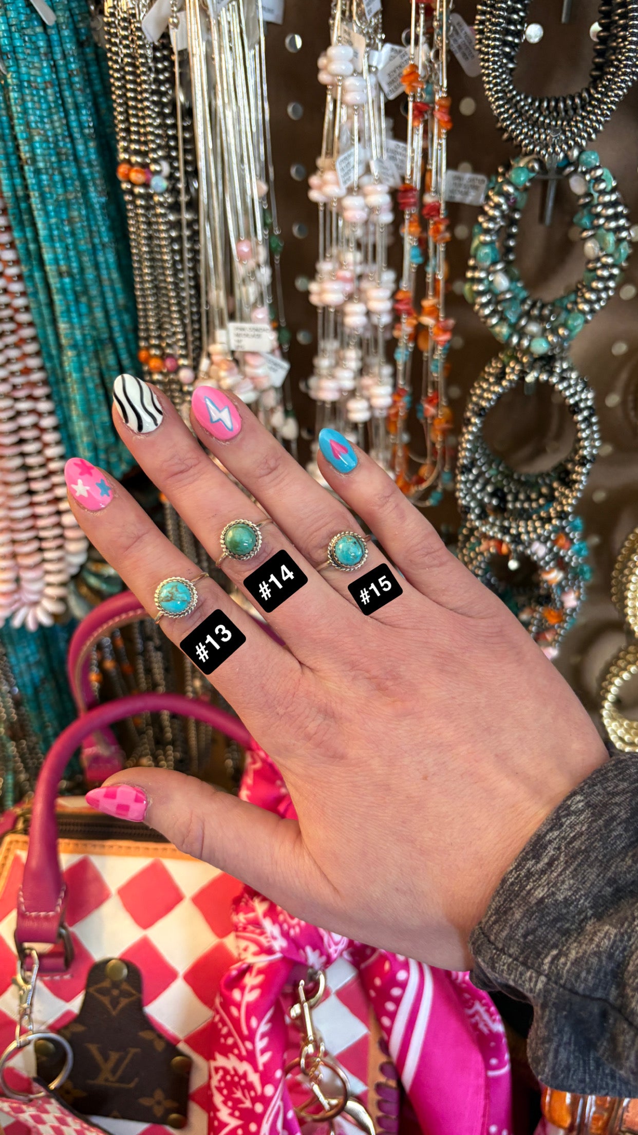 SINGLE STONE KINGMAN TURQUOISE RING BY ESTHER WHITE