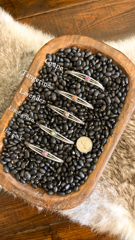 SINGLE STONE OPAL STACKER CUFF