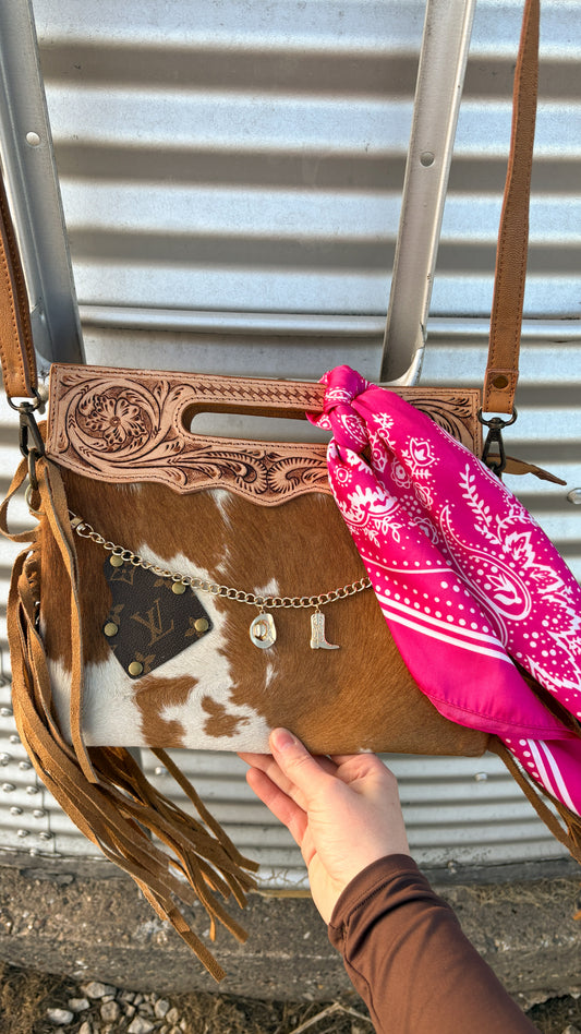 UPCYCLED LV CROSSBODY BAG - #18