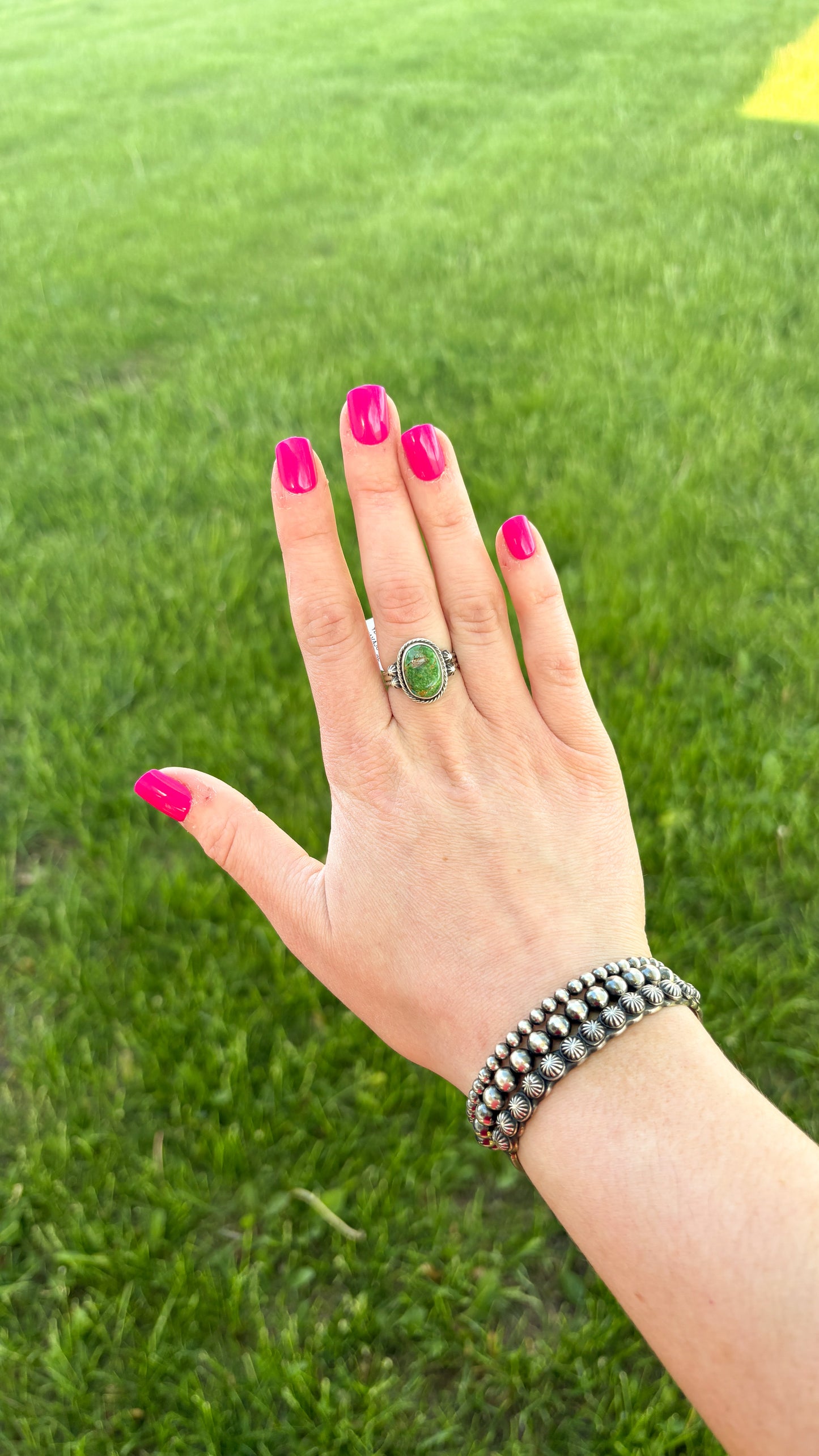 SONORAN GOLD TURQUOISE RING BY SAMUEL YELLOWHORSE