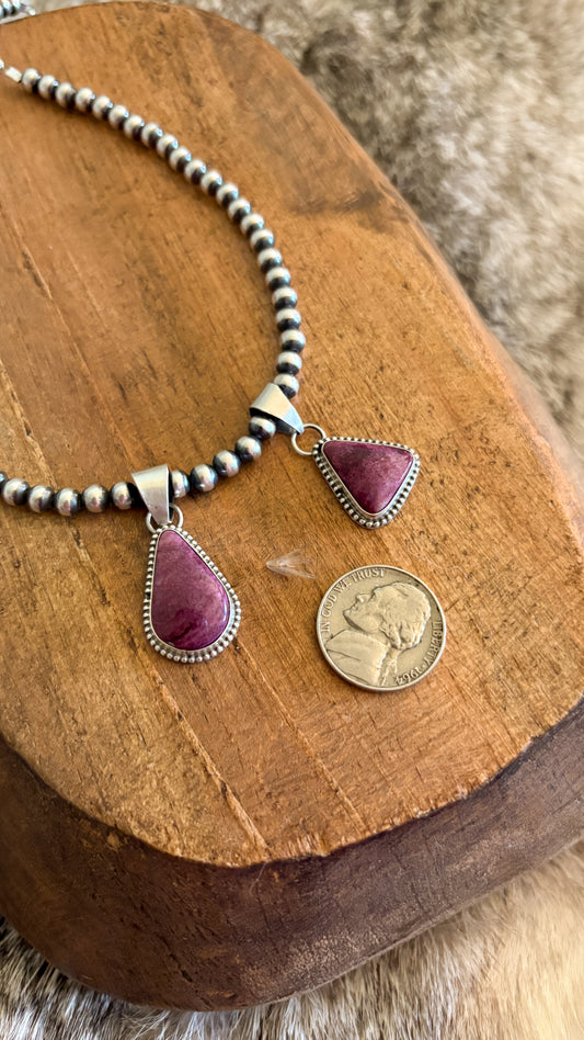 PURPLE SPINY OYSTER PENDANT