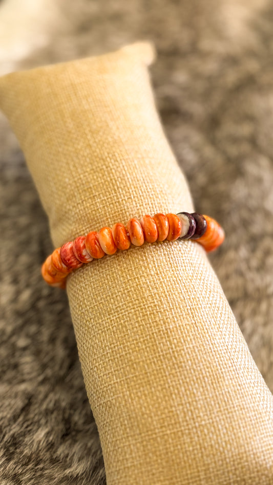 SPINY OYSTER STRETCH BRACELET