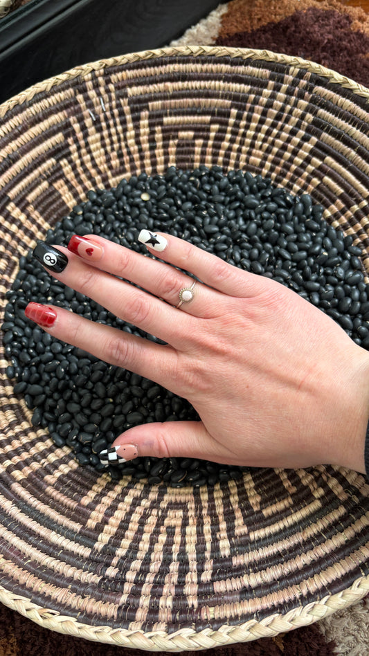 PINK CONCH STACKER RING BY ESTHER WHITE