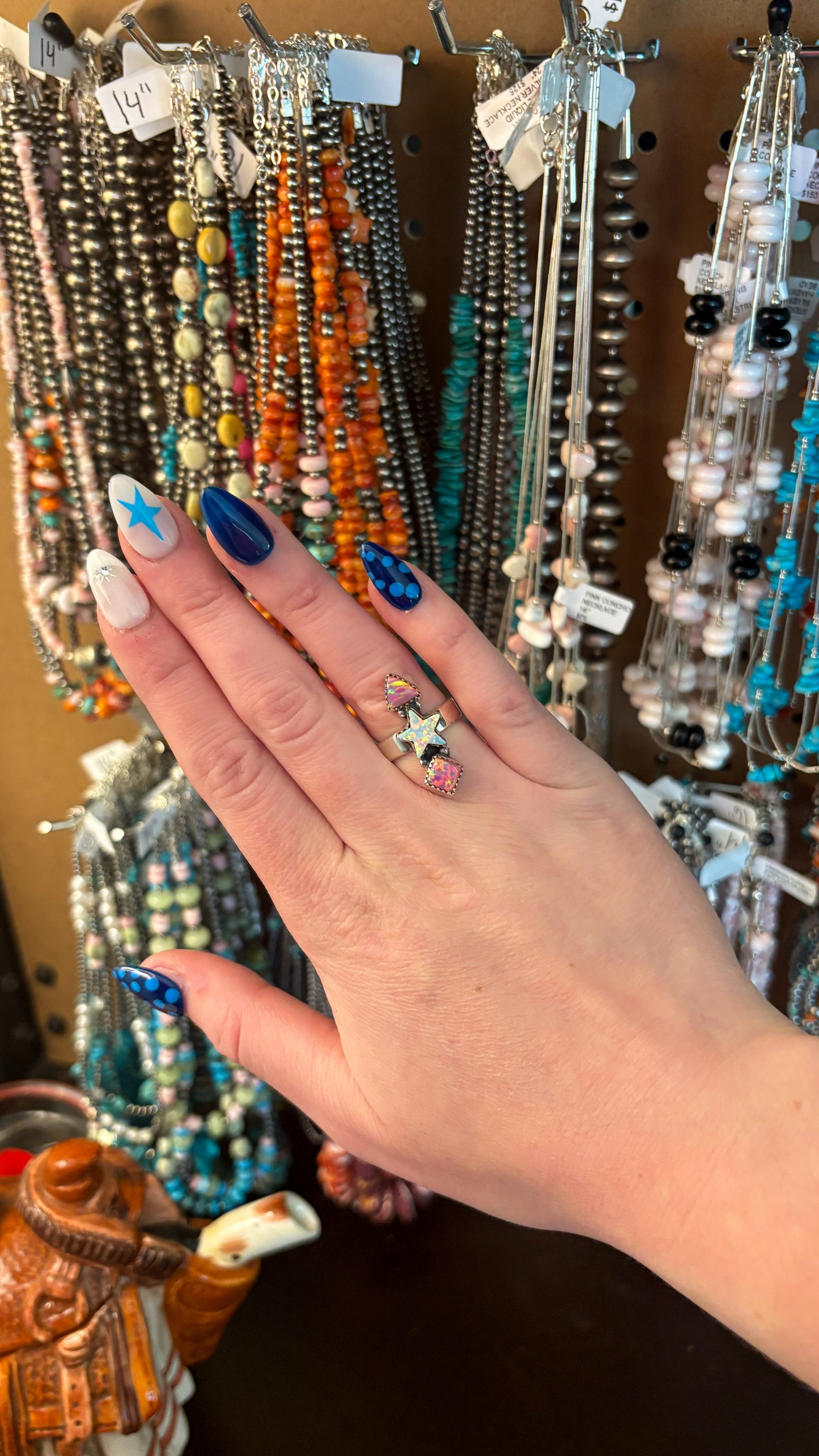 OPAL STAR RING