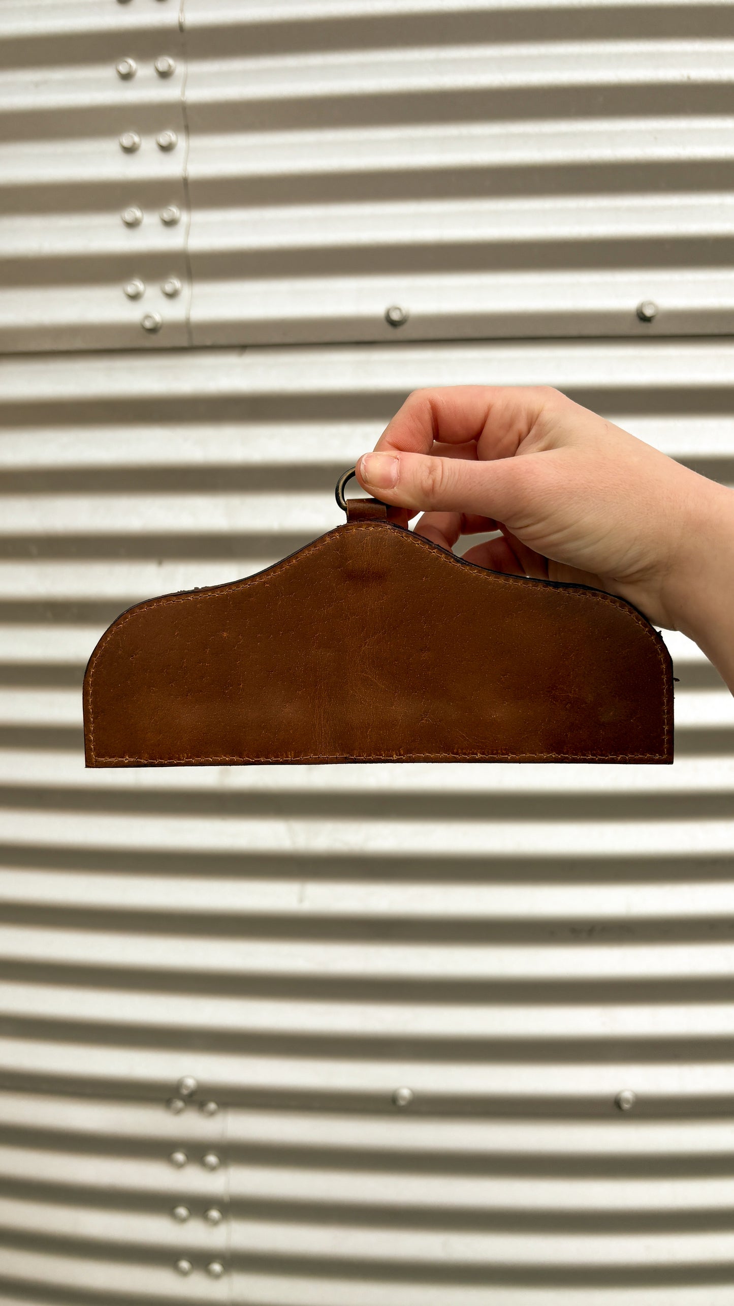 LEATHER TOOLED WILD RAG/TWILLY HOLDER