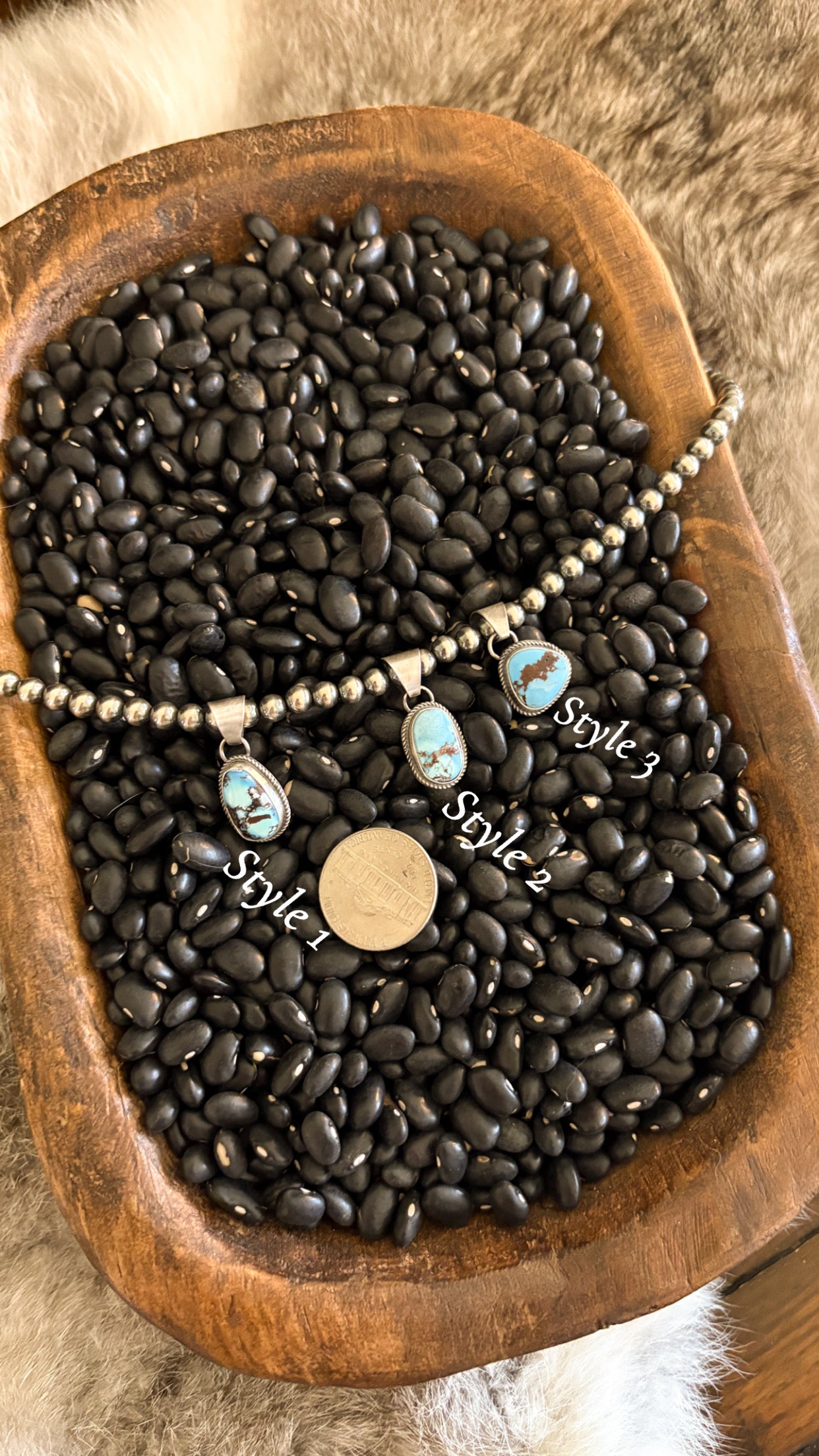 SIMPLE GOLDEN HILLS TURQUOISE PENDANT