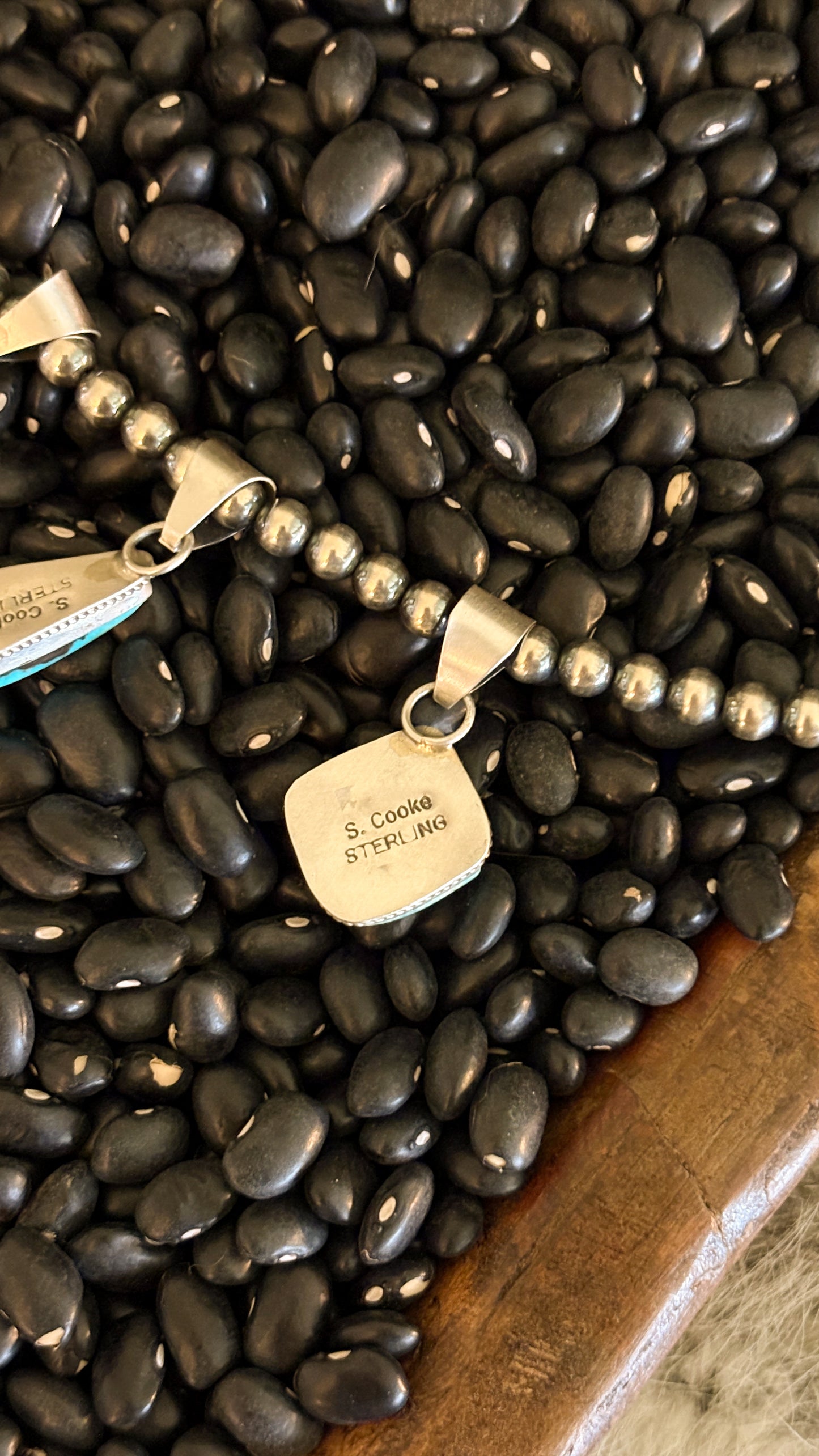 WHITE WATER TURQUOISE PENDANT