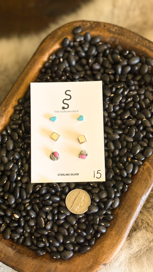 SMALL EARRING 3 PACK - PACK #15