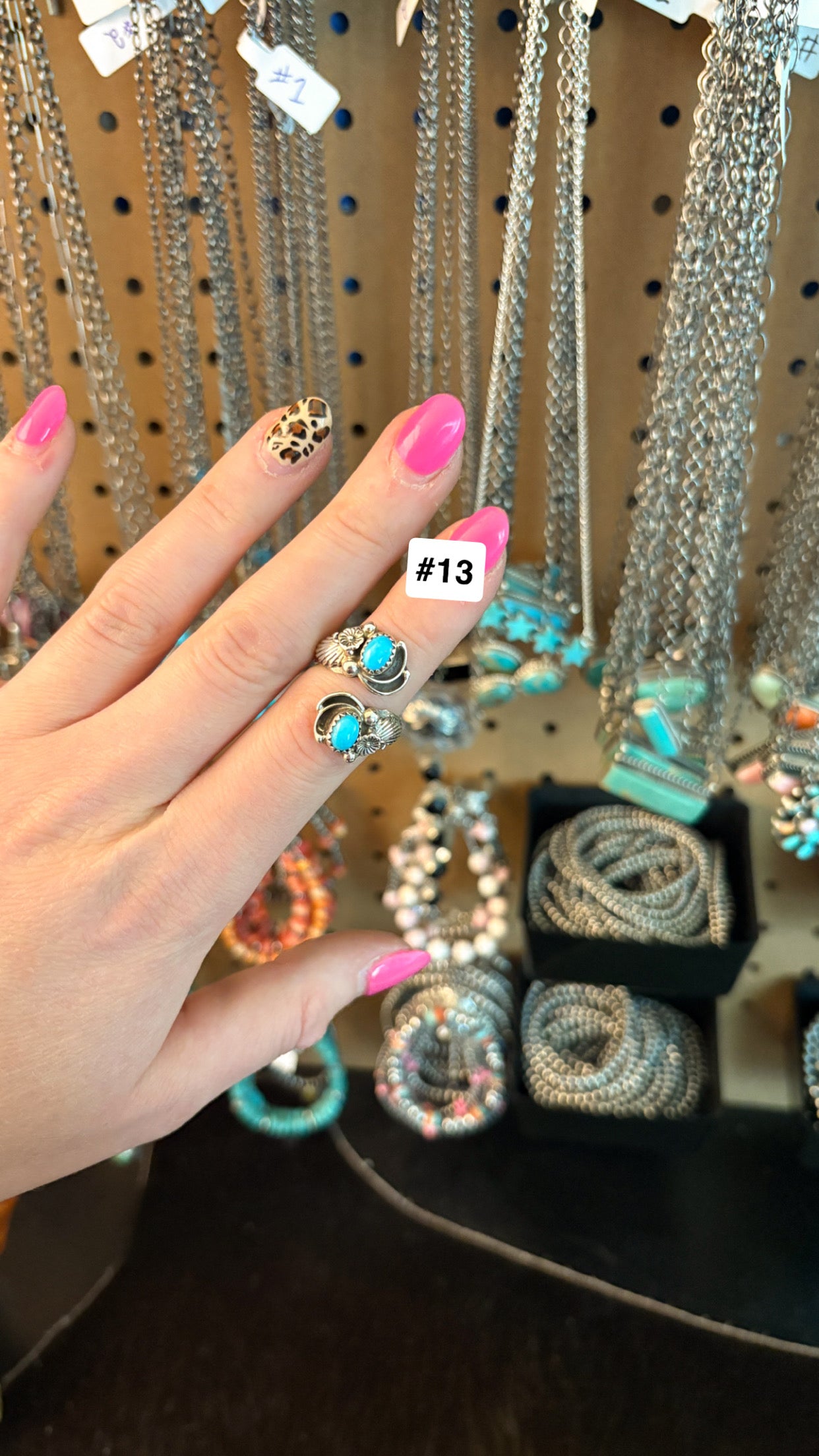 ADJUSTABLE KINGMAN TURQUOISE WRAP RING