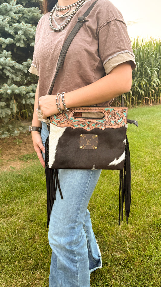 UPCYCLED LV CROSSBODY BAG - STYLE 15