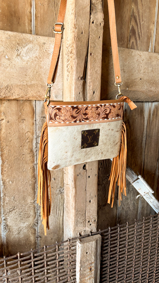 UPCYCLED LV CROSSBODY BAG - STYLE 27