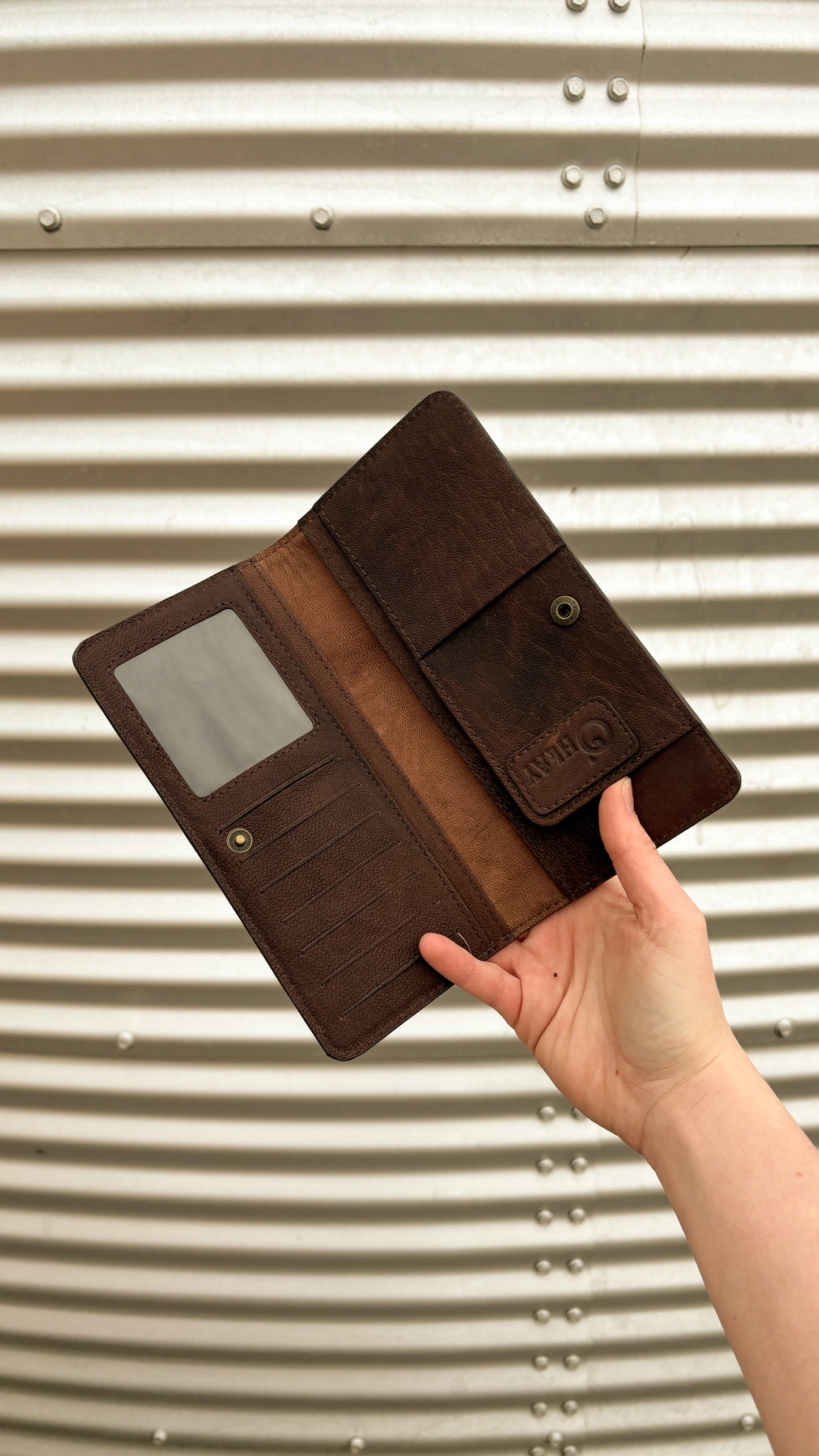 LEATHER TOOLED WALLET