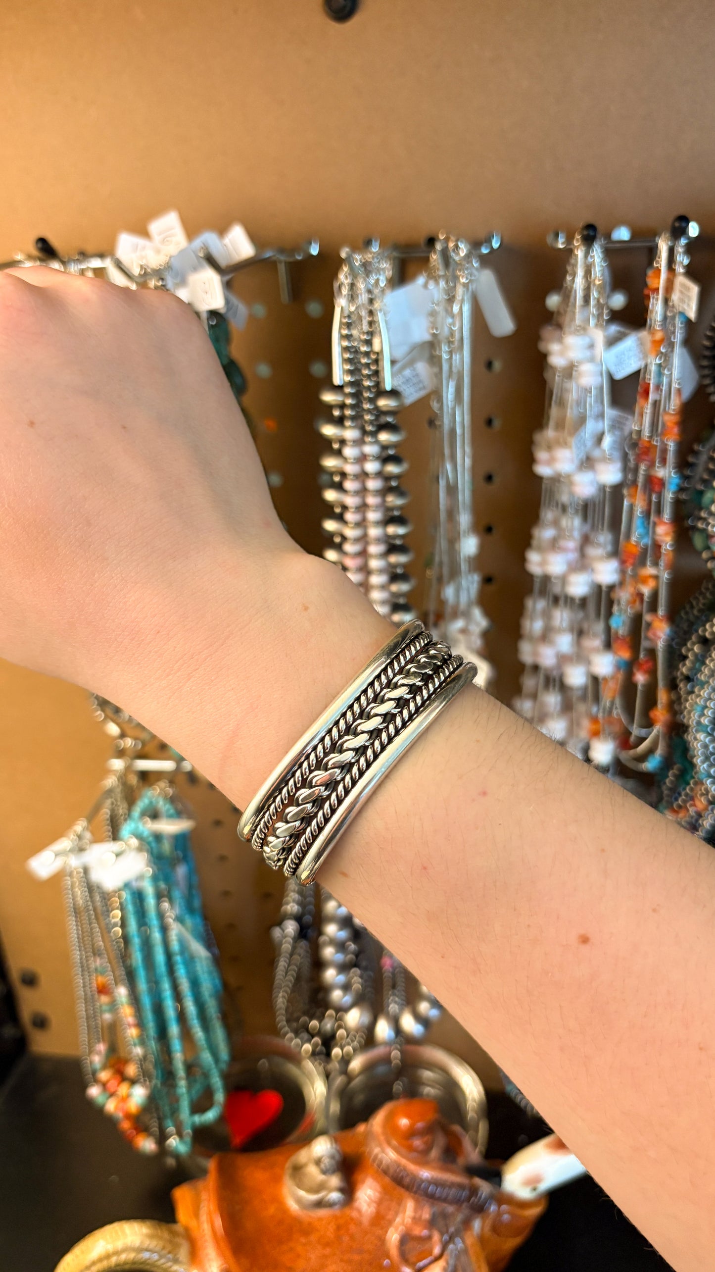 BRAIDED ROPE CUFF BY ELAINE TAHE
