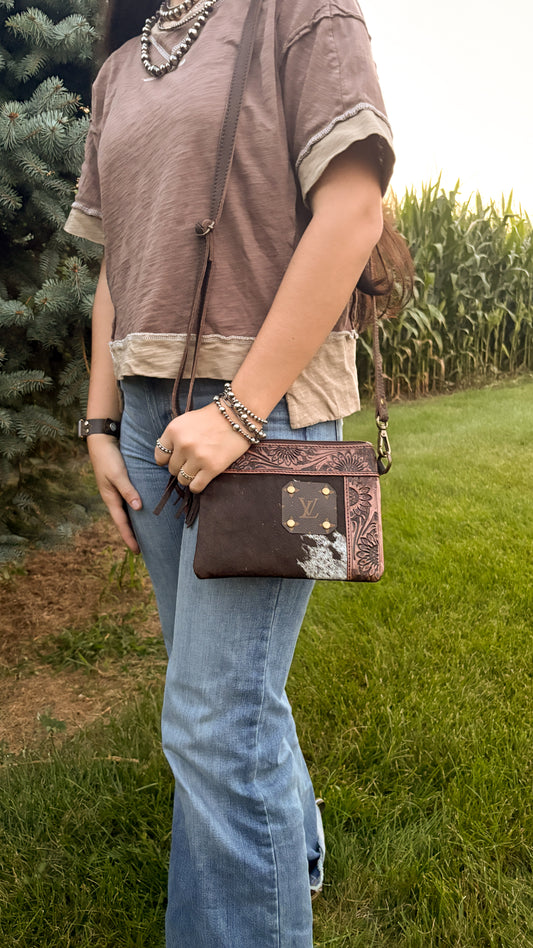 UPCYCLED LV CROSSBODY BAG - STYLE 9