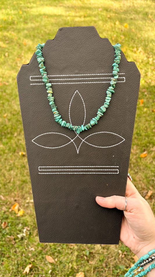 SONORAN TURQUOISE CHIP NECKLACE