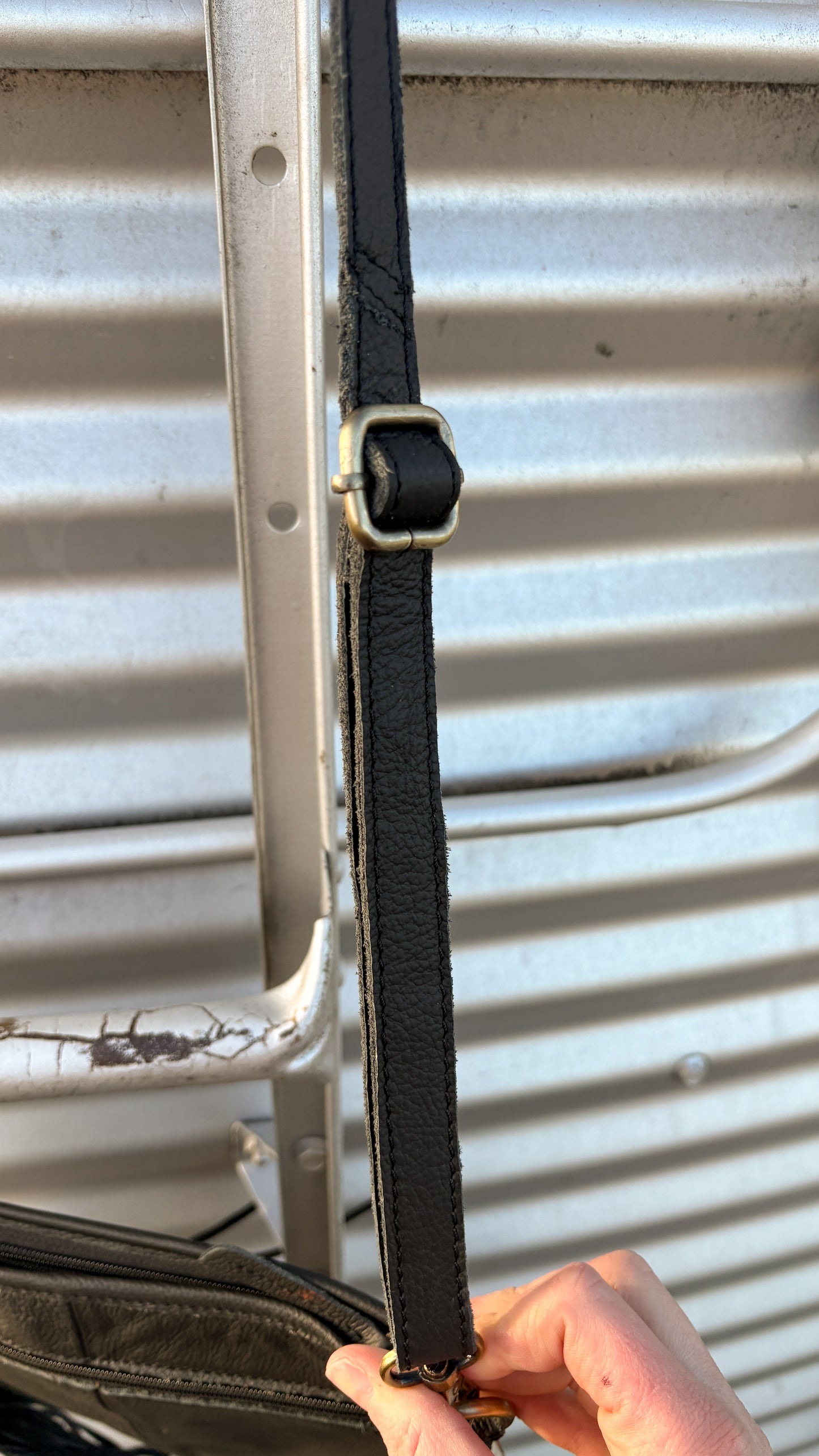 UPCYCLED LV CROSSBODY BAG - #11 (DEFECT)