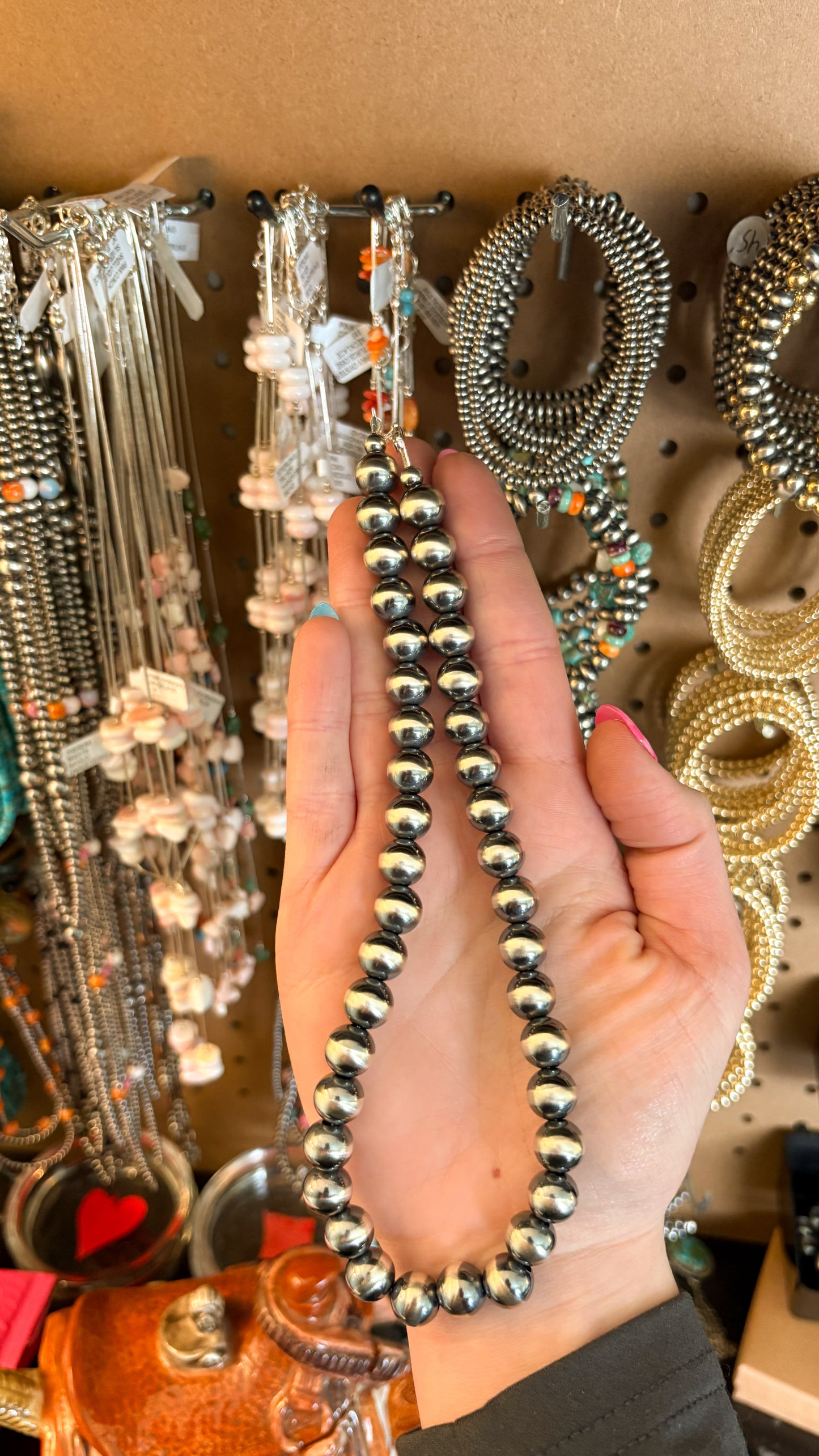 10MM STERLING SILVER PEARL NECKLACE - MADE TO ORDER