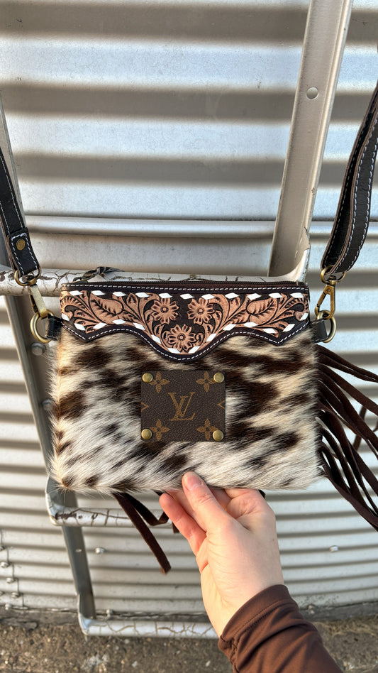 UPCYCLED LV CROSSBODY BAG - #12