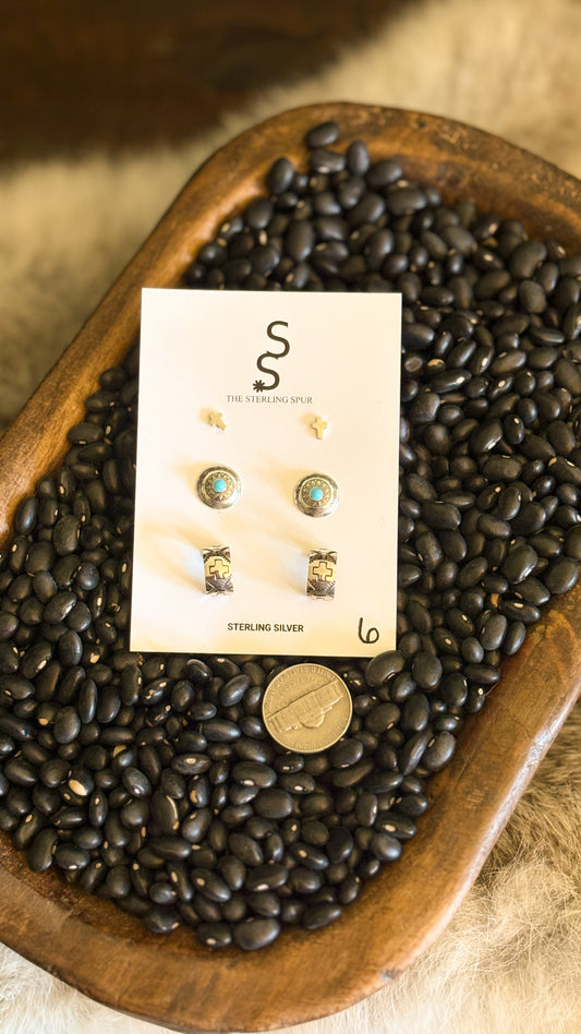 SMALL EARRING 3 PACK - PACK #6