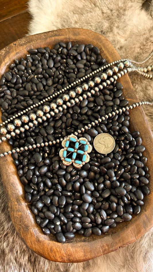 TURQUOISE BROOCH/PENDANT