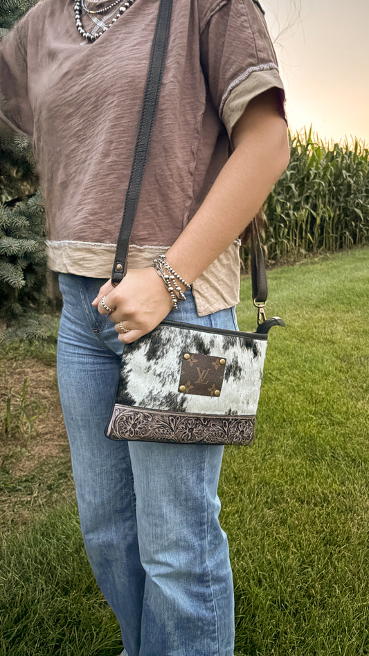 UPCYCLED LV CROSSBODY BAG - STYLE 19