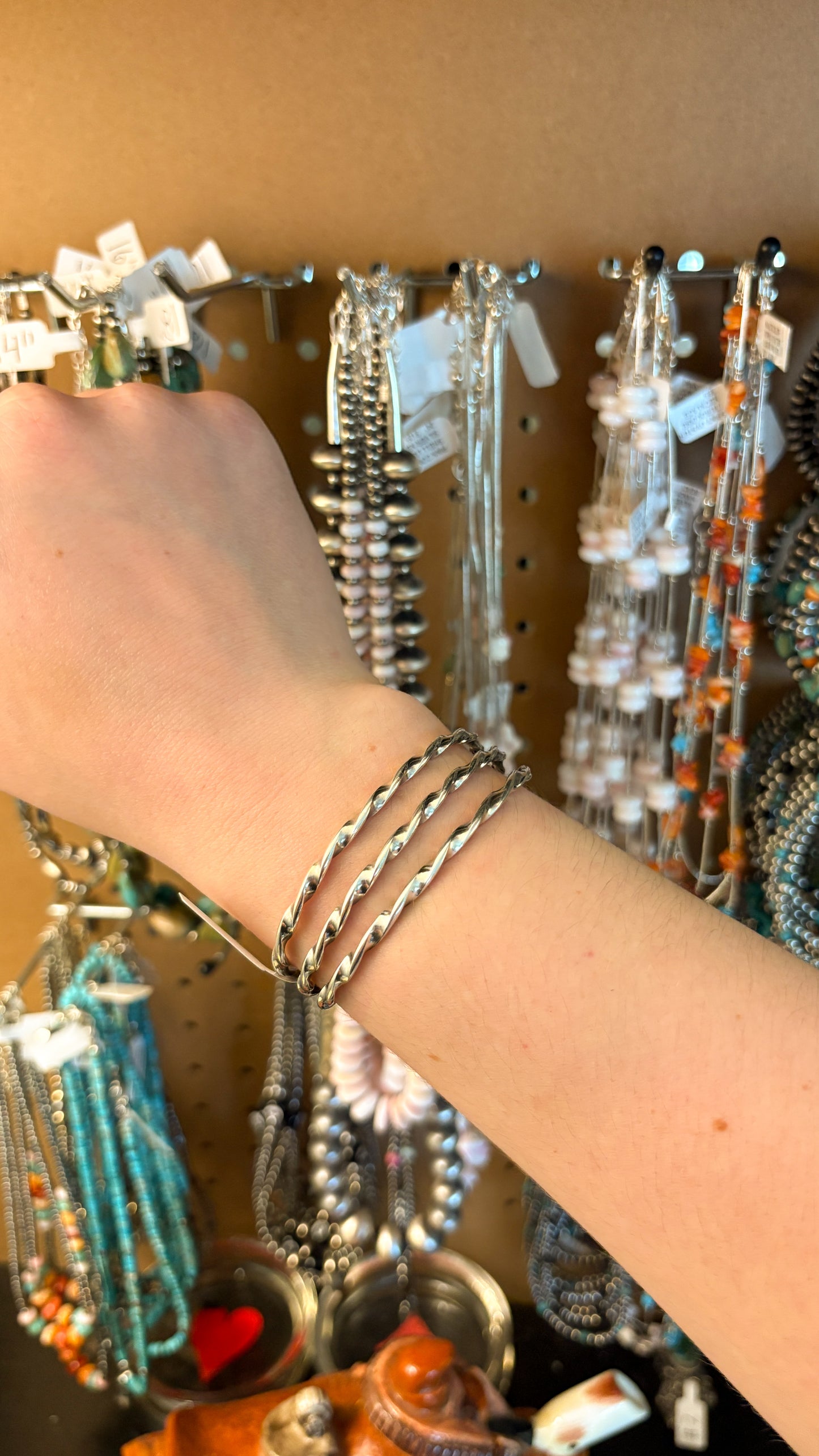 TRIPLE ROPE TWIST CUFF BY ELAINE TAHE