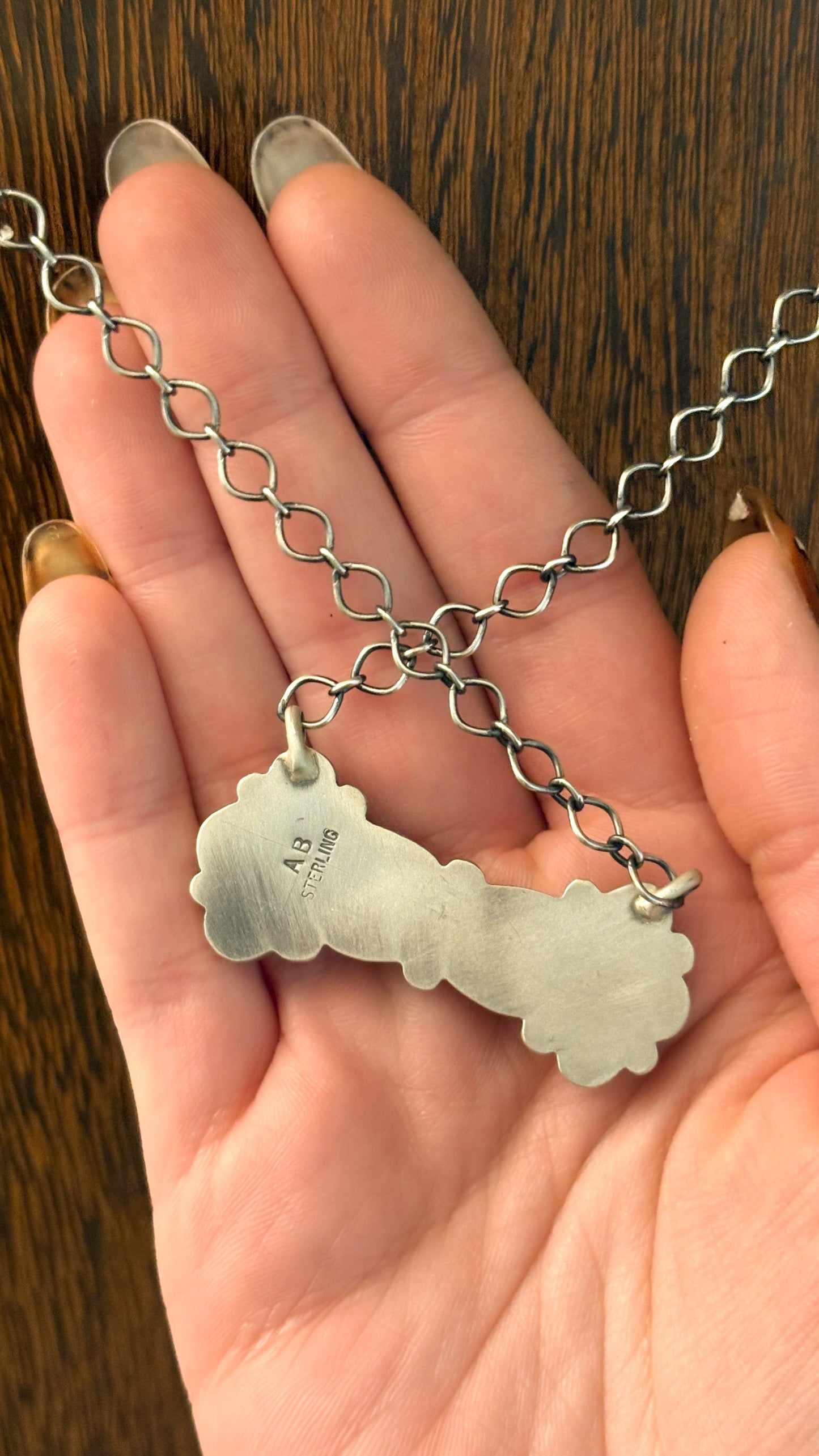 SONORAN GOLD TURQUOISE CLUSTER BAR NECKLACE