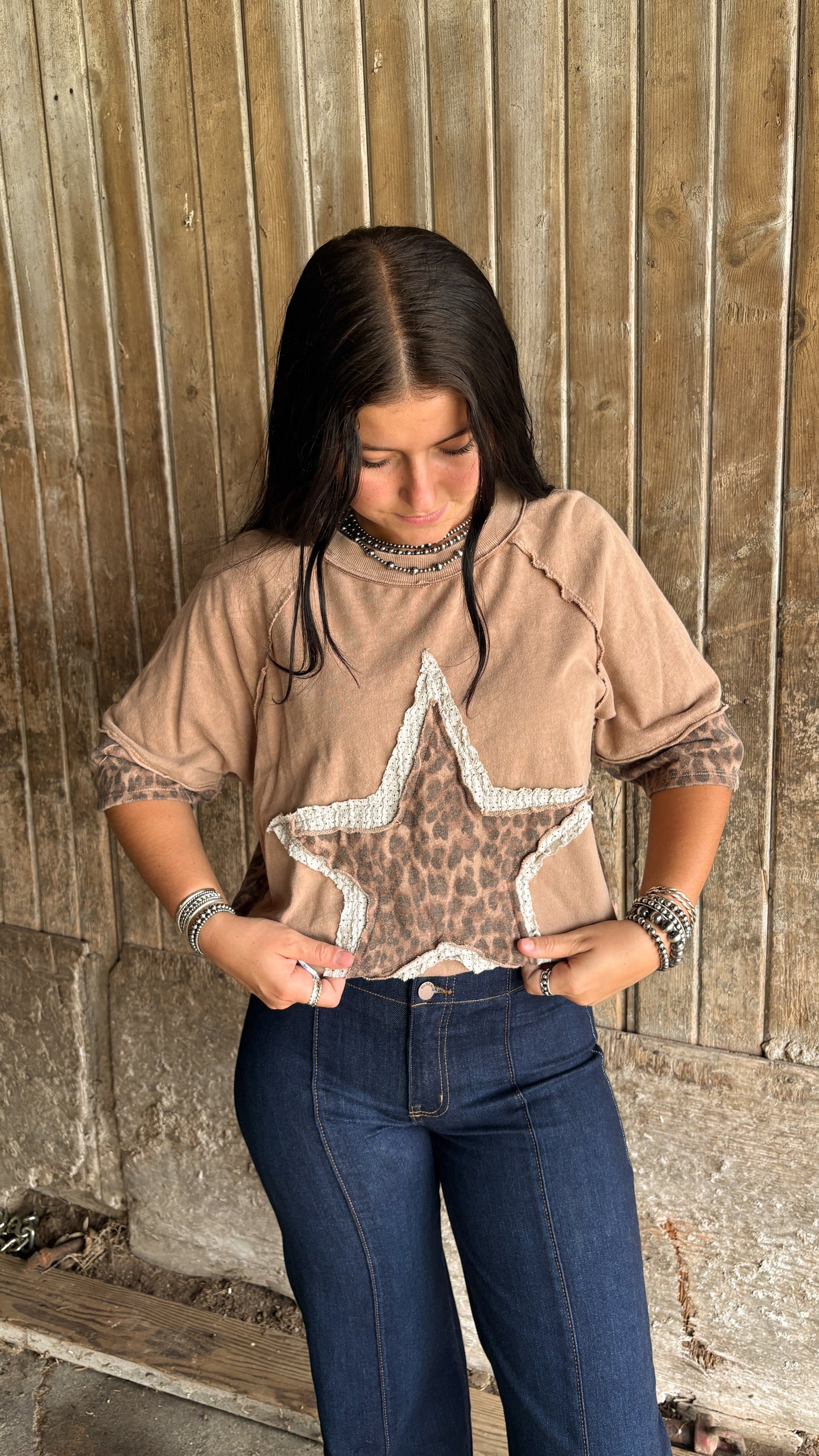 LEOPARD STAR TEE