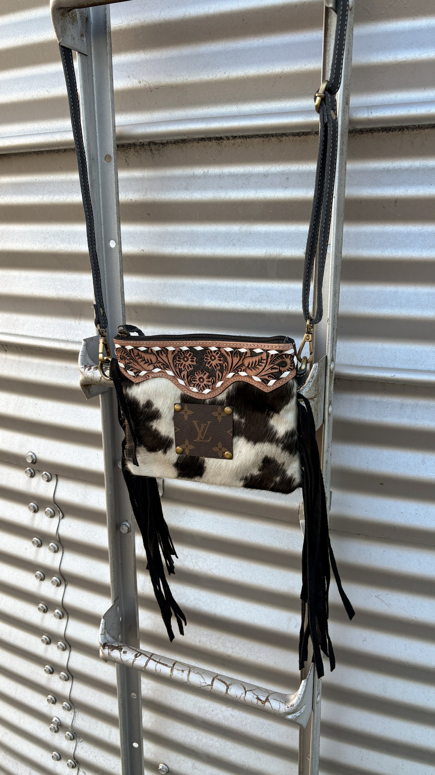 UPCYCLED LV CROSSBODY BAG - #14